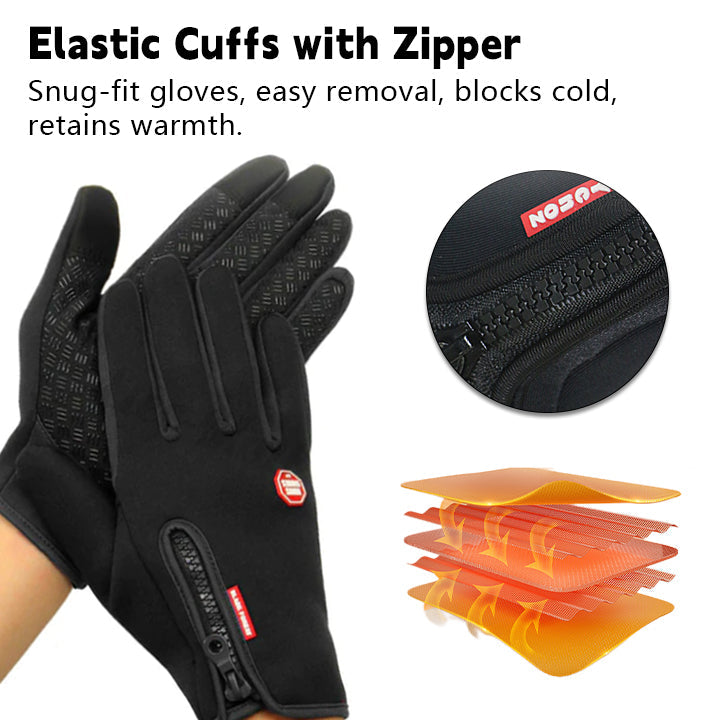 Fivfivgo™ Gants thermiques d'hiver - écran tactile étanche