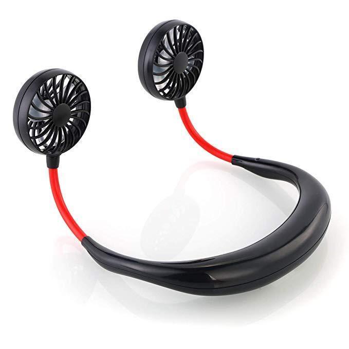 Hands-Free Neckband Fan