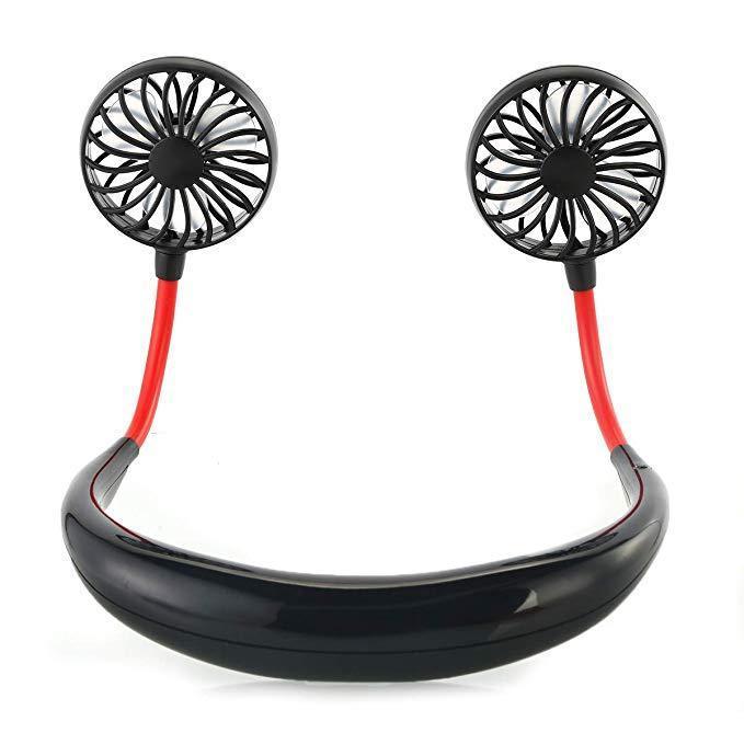 Hands-Free Neckband Fan