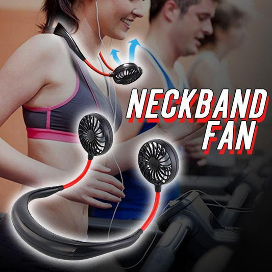 Hands-Free Neckband Fan