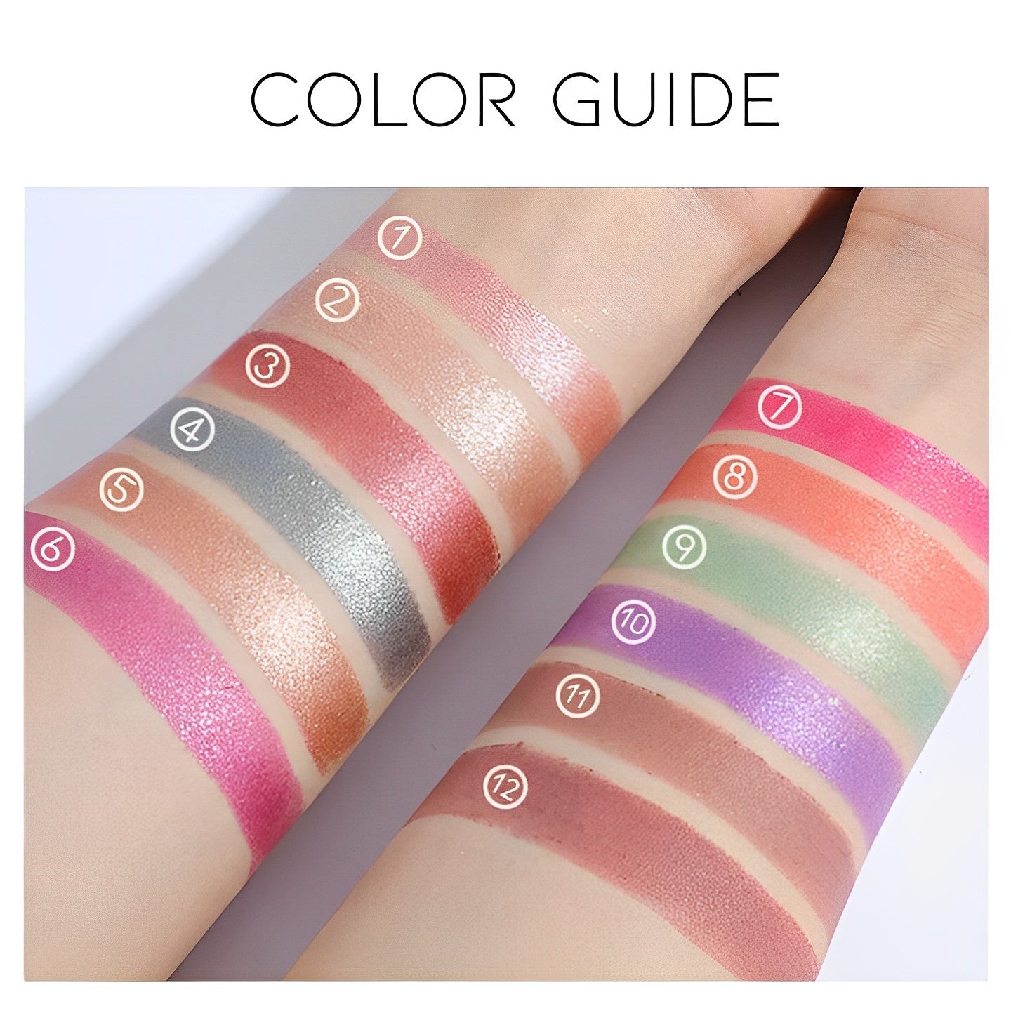 Highshine Waterproof Cream Eyeshadow Make-up Every Day And Night 