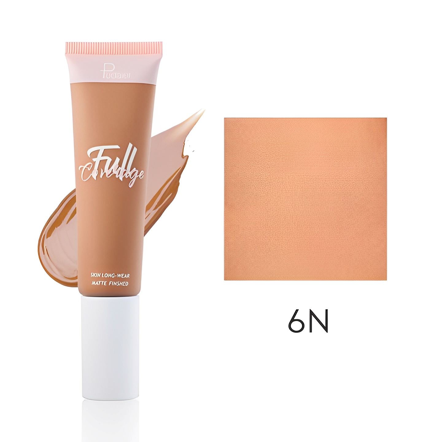 12HRS Full Coverage Oil Control Foundation Make-up Every Day And Night 6N 