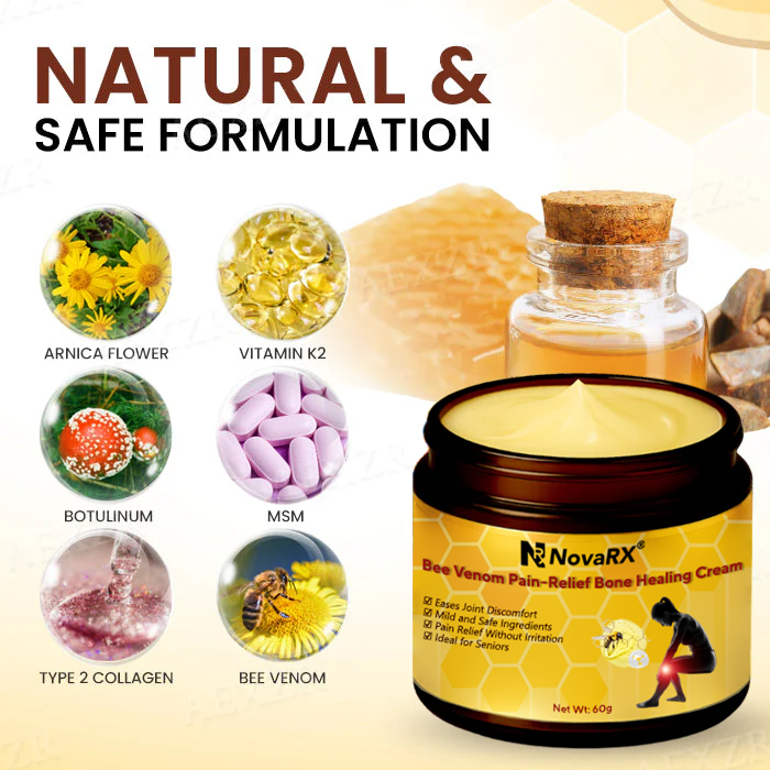 NovaRX® Bee Venom Pain-Relief Bone Healing Cream