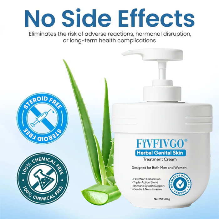 Fivfivgo® Herbal Genital Skin Treatment Cream ✅ Revolutionary Natural Solution for Genital Wart Treatment!