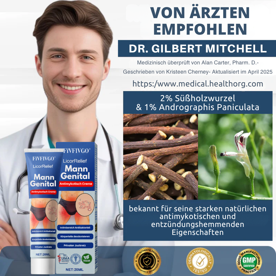 Fivfivgo® LicorRelief Mann Genital Antimykotisch Creme