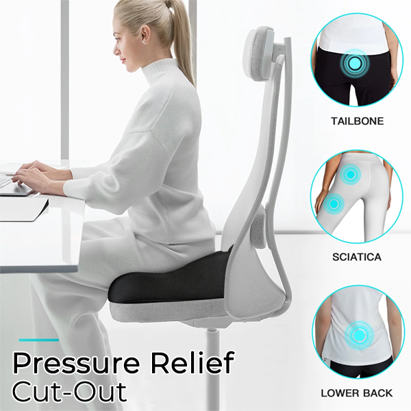 Ergonomic Memory Foam Seat Cushion