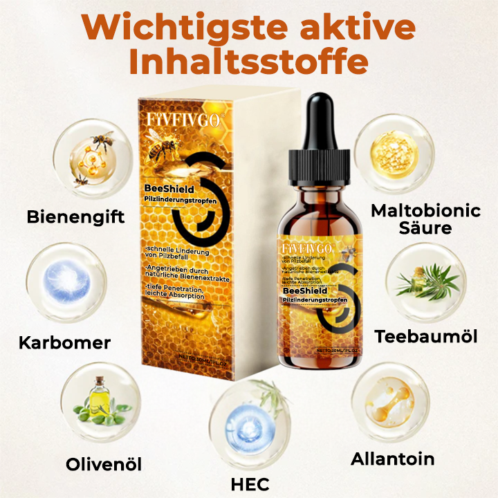 Fivfivgo® BeeShield Pilzlinderungstropfen