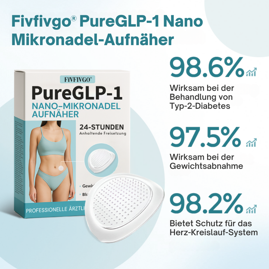 🌟2025 Durchbruch🌟 Fivfivgo® PureGLP-1 Nano Mikronadel-Aufnäher