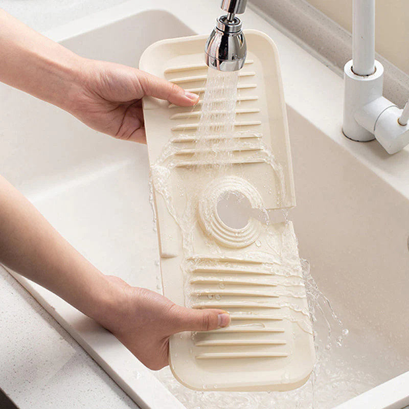 Fivfivgo™ Silicone Sink Faucet Splash Guard Mat
