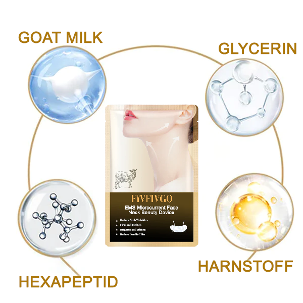 Appareil de beauté pour le visage et le cou à micro-courant Fivfivgo™ EMS
