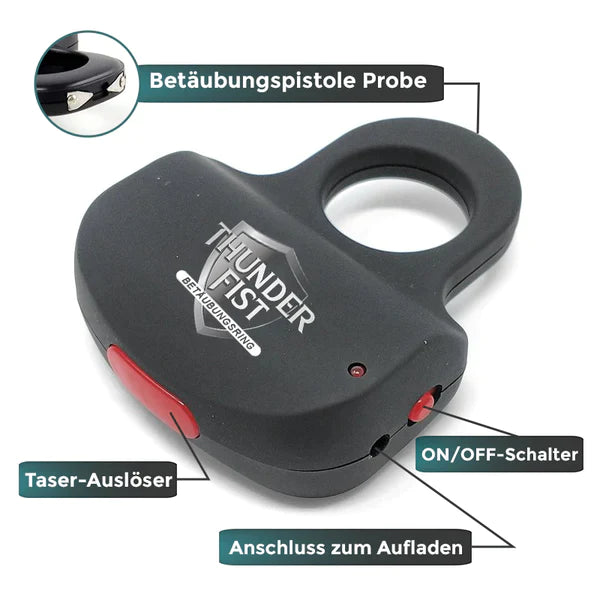 Fivfivgo™ ThunderFist 25 000 000 Volt anneau de choc haute performance