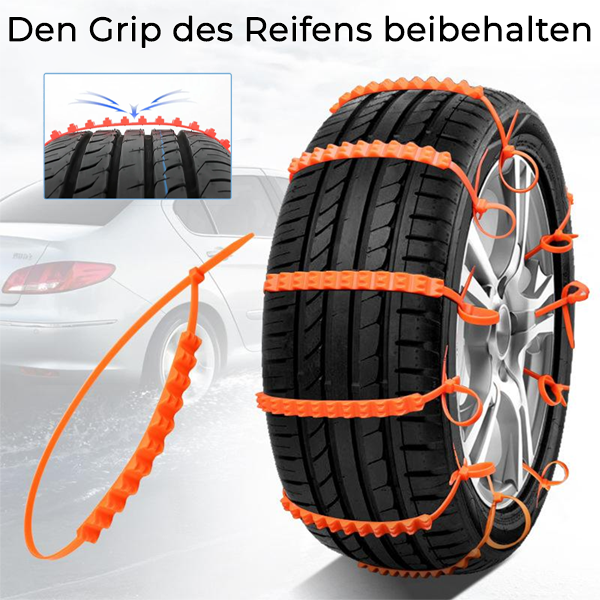Anti-Rutsch-Schneeketten Auto Winterreifen Räder Kette