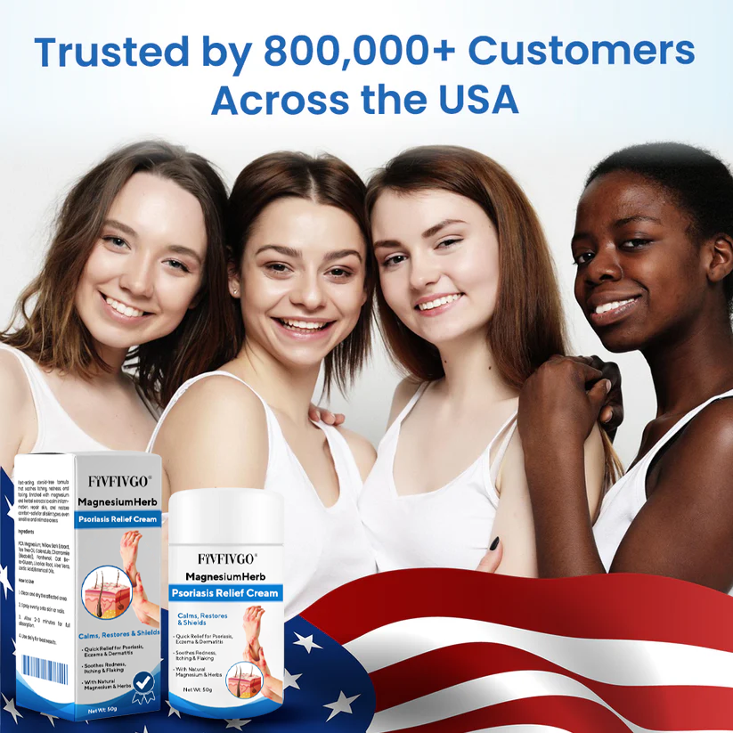 Fivfivgo® MagnesiumHerb Psoriasis Relief Cream