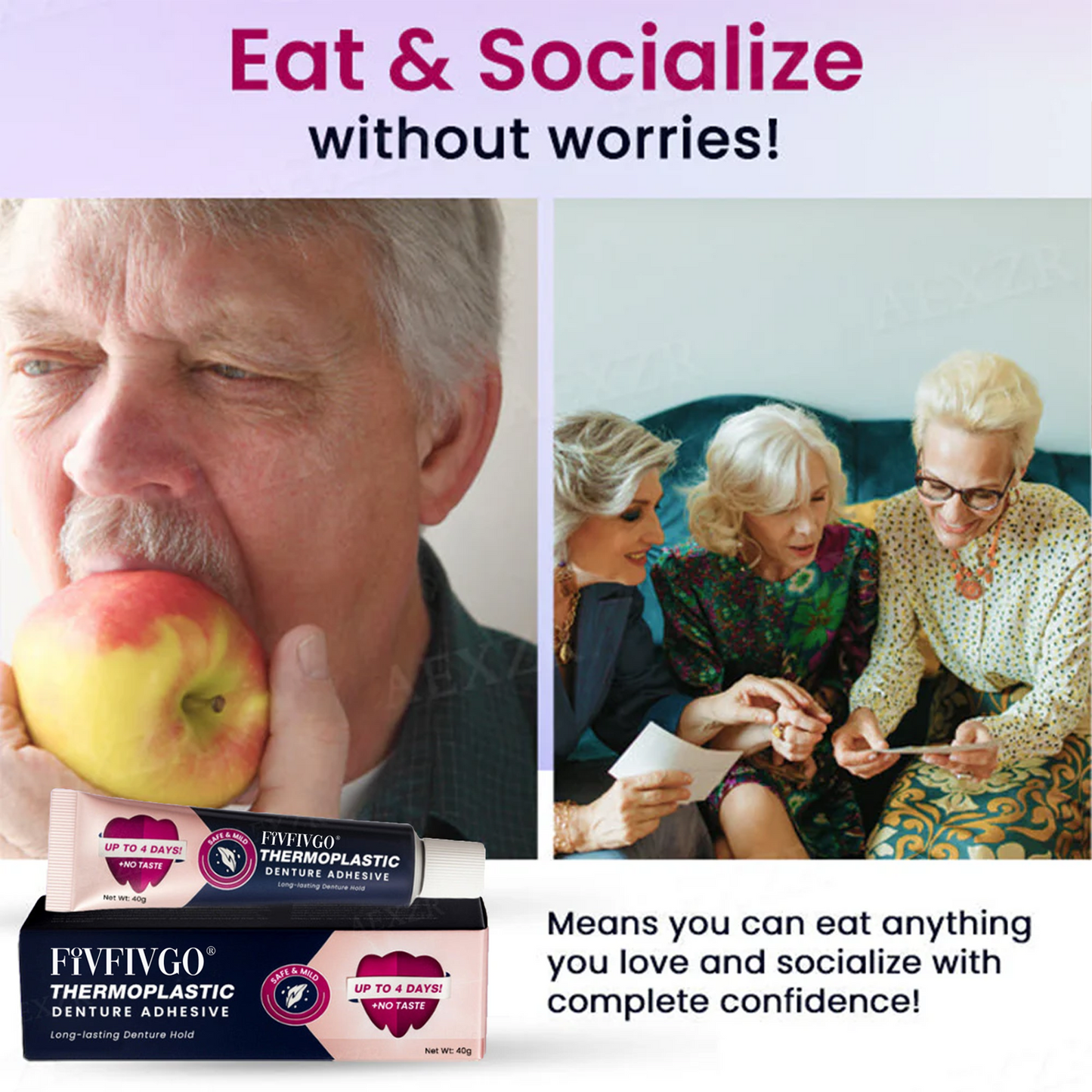 Fivfivgo® Thermoplastic Denture Adhesive
