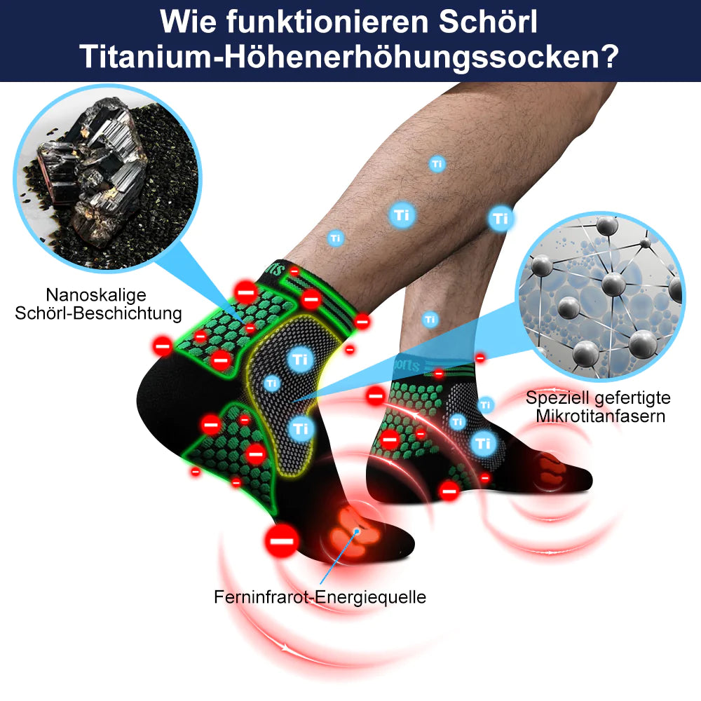 Fivfivgo™ Ferninfrarot Gral Titanium Ion Booster Socken
