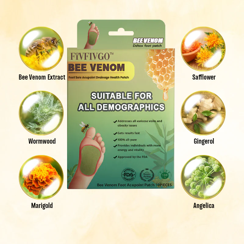 Fivfivgo™ LymphTox Bienengift-Fußpflaster
