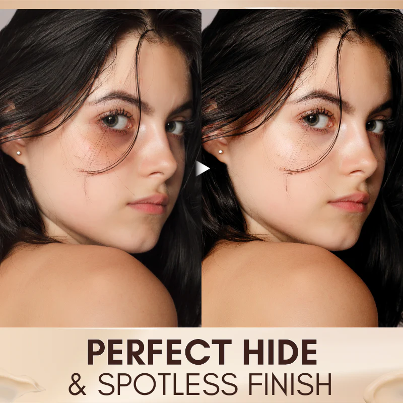 Fivfivgo™ Serum Foundation with Sensitive Skin Cream & Pro Angled Brush🎀