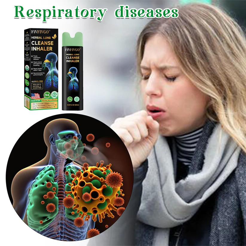 Fivfivgo™ Lung Mucus Cleansing Inhaler (Recommended by Top Lung Specialists)