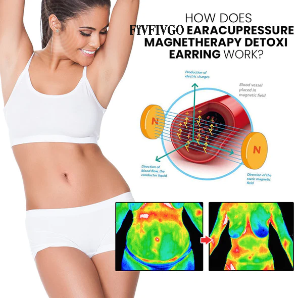 Fivfivgo™ EarAcupressure Magnet Therapy Detoxi Earrings