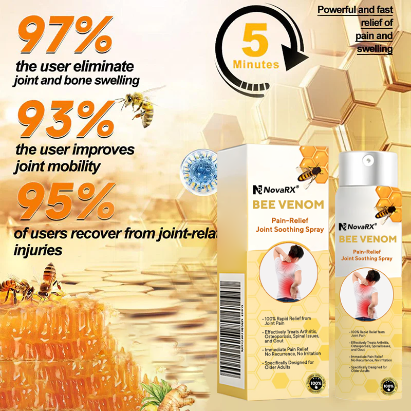 NovaRX®  Bee Venom Pain-Relief Joint Soothing Spray