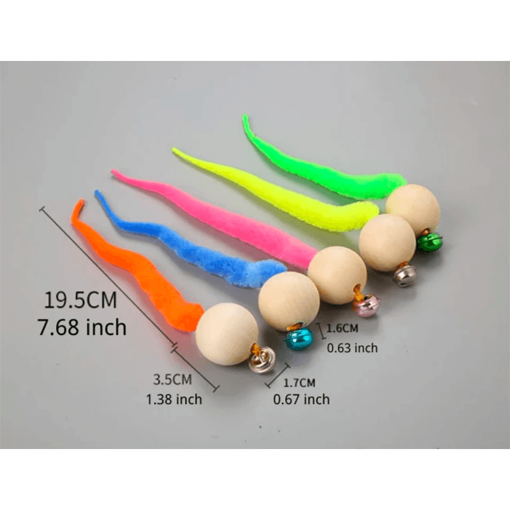 Wiggly Ping Cat Ball (3pcs)