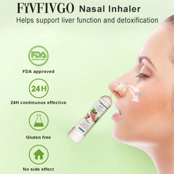 Fivfivgo™ LiverAir Nasal Inhaler(Liver Support & Detox 👑Clinical Liver Support)