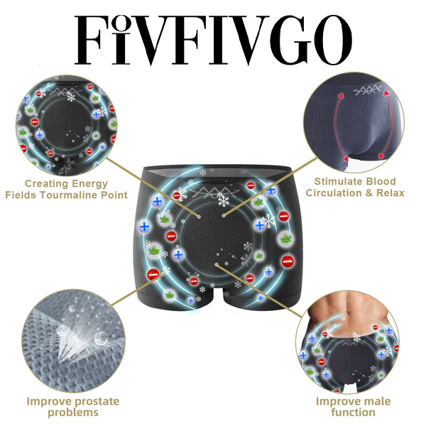Fivfivgo™ Ion Ice Silk Men's Functional Briefs