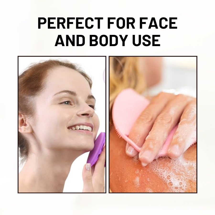 Silicone Flat Body Scrubber