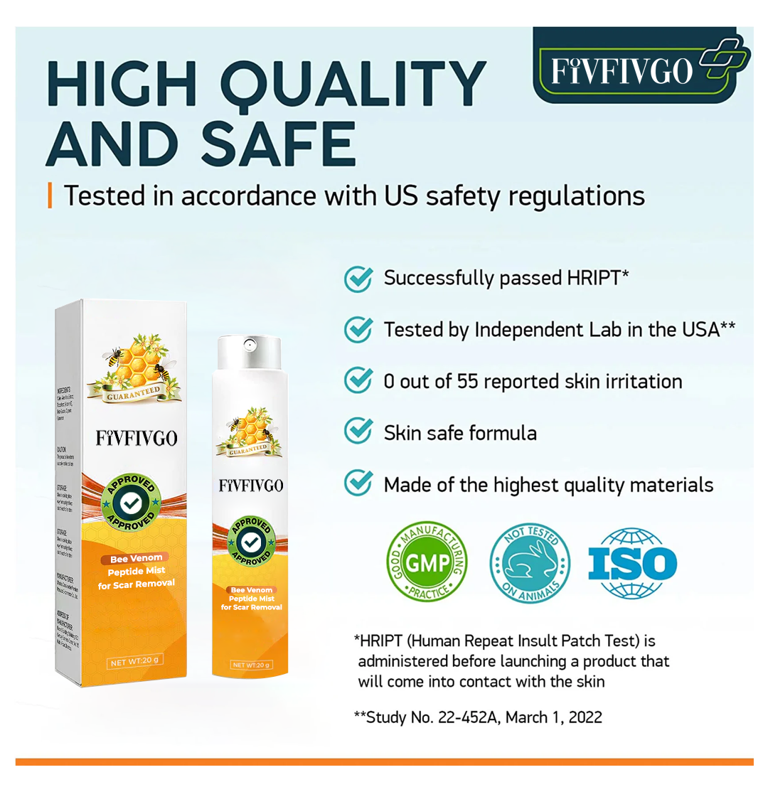 Fivfivgo™ Brume de peptides de venin d’abeille pour l’élimination des cicatrices