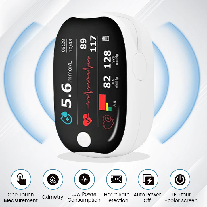 Fivfivgo™ GlucoSense Laser Blood Glucose Monitoring Device