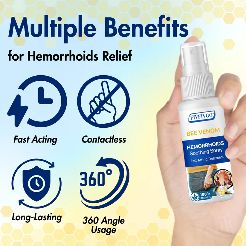 Fivfivgo® Bee Venom Hemorrhoids Soothing Spray