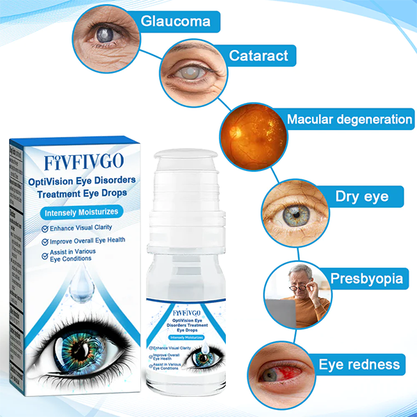 Fivfivgo™ OptiVision, gouttes pour les yeux pour le traitement des troubles oculaires
