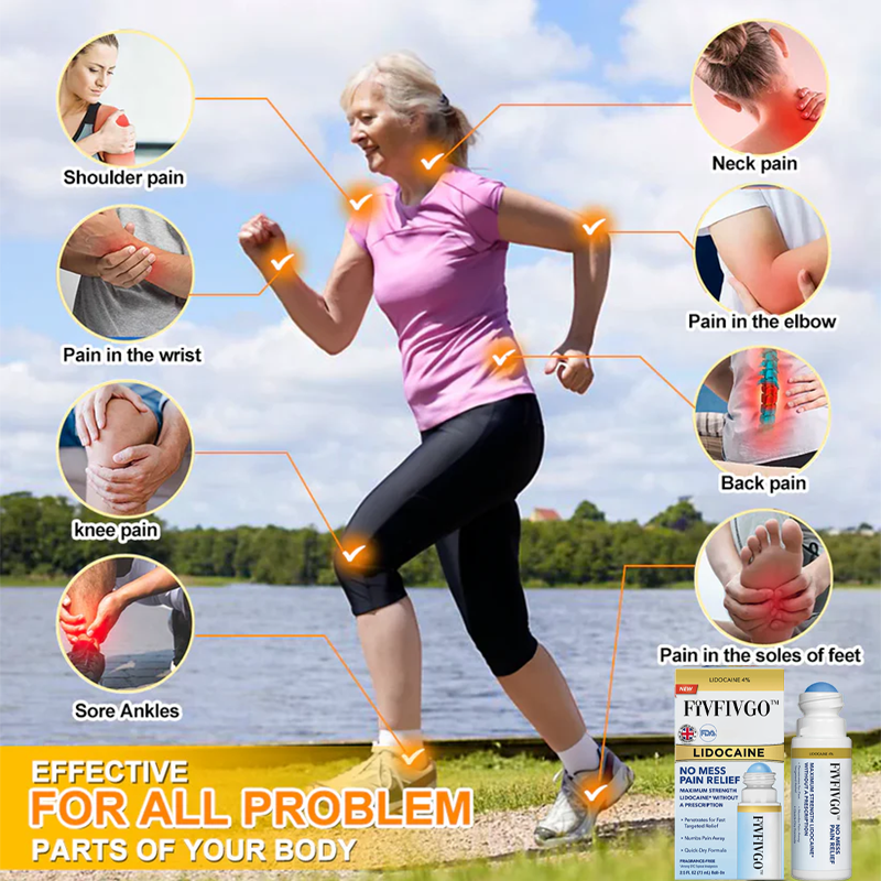 Fivfivgo™ Lidocain Gelenke Schmerzlinderung Heilung Liquid👨‍⚕️Orthopaedic Verband (BOA) genehmigt
