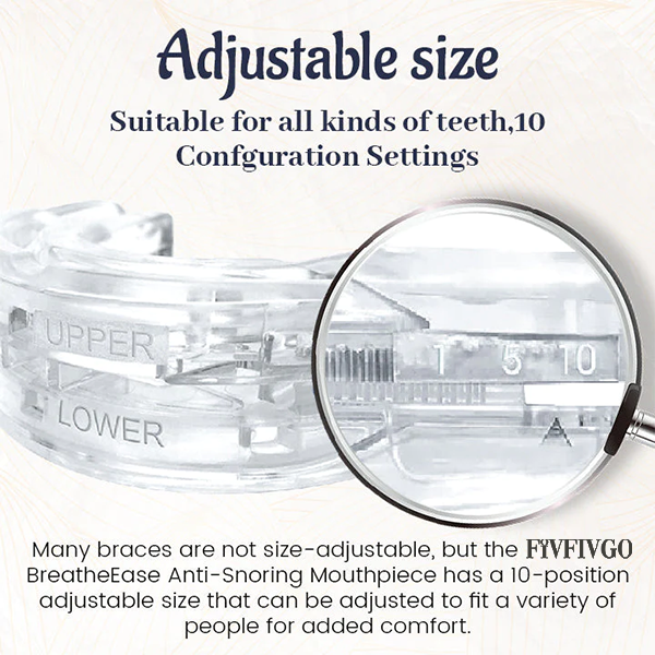 Fivfivgo™ BreatheEase Anti-snoring Mouthpiece