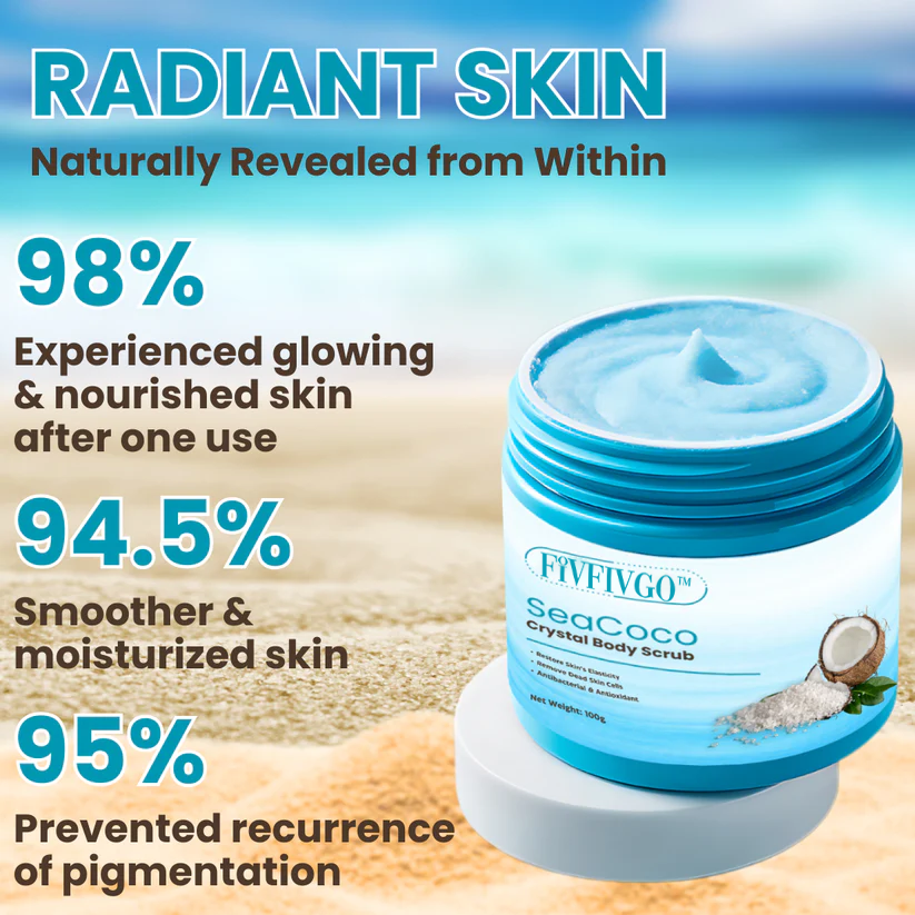 Fivfivgo™ SeaCoco Crystal Body Scrub (Recommended by Aesthetician)