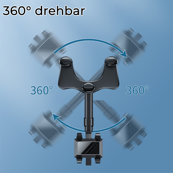 Drehbarer und ausziehbarer Autotelefonhalter