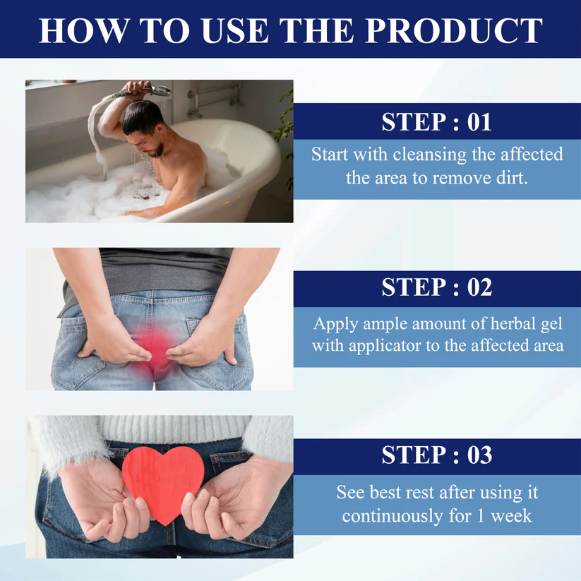 Fivfivgo® Medical Hemorrhoid Herbal Gel with Applicator