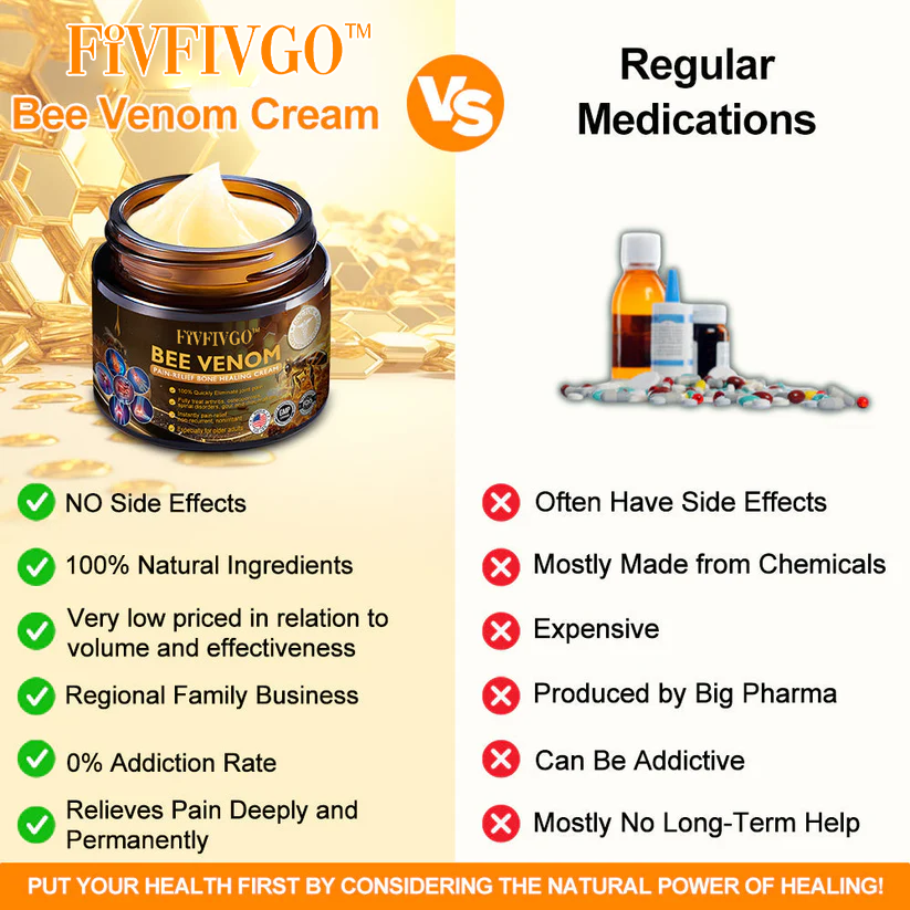 Fivfivgo™ Bee Venom Arthritis Therapy Cream (Specially for older adults & AAOS recommends)