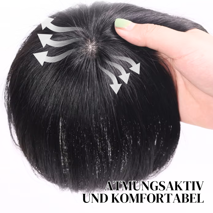Natürlicher Clip-In Haare Topper