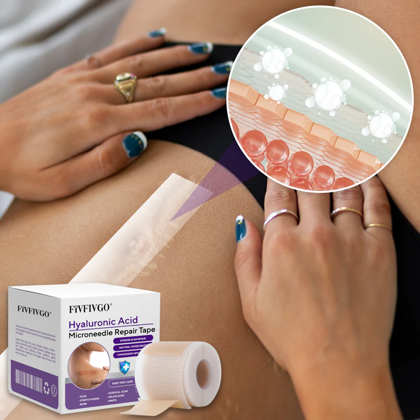 Fivfivgo® Hyaluronic Acid Microneedle Repair Tape