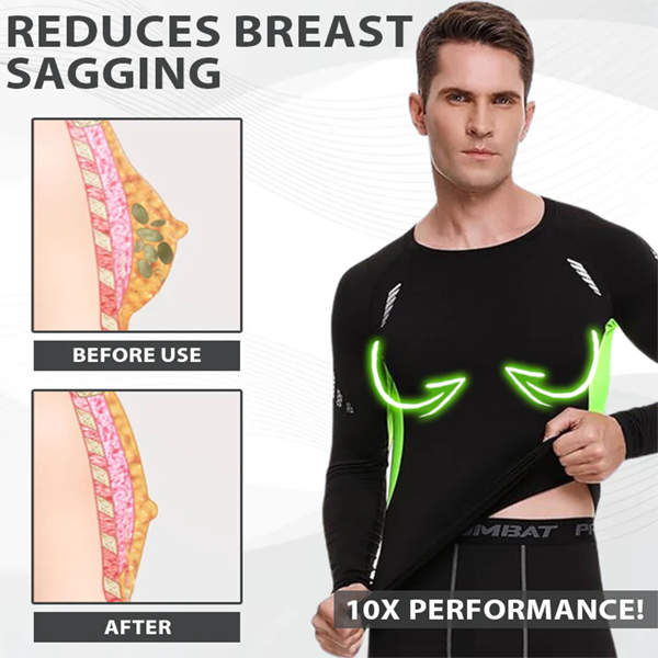 Fivfivgo™ ManSculpting Long Sleeve Compression Top