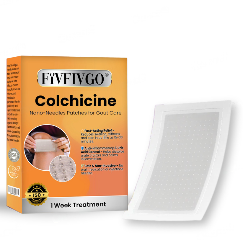 Fivfivgo® Colchicine Nano-Needles Patches for Gout Care