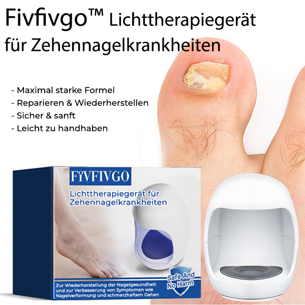 Fivfivgo™ Lichttherapiegerät für Zehennagelkrankheiten
