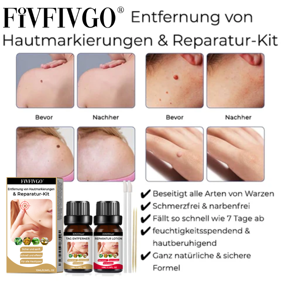 Fivfivgo® Entfernung von Hautmarkierungen & Reparatur-Kit