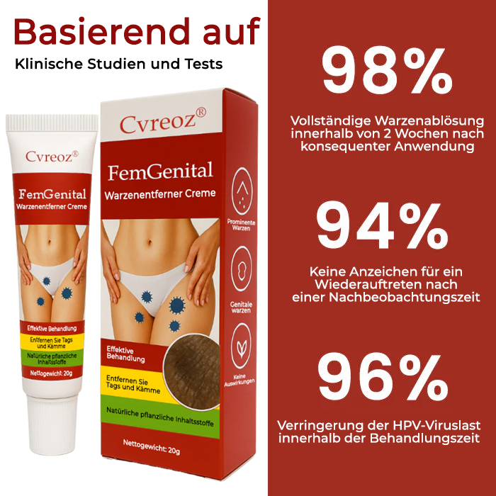 Cvreoz® FemGenital Warzenentferner Creme