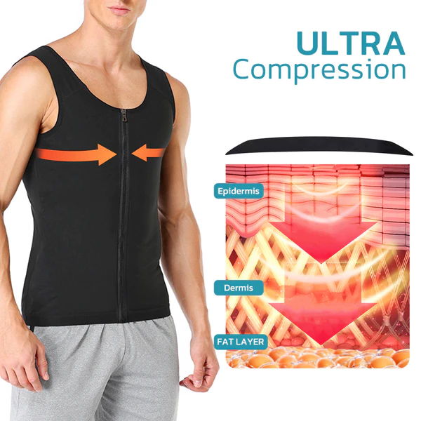 Fivfivgo™ Gilet de compression à fermeture éclair