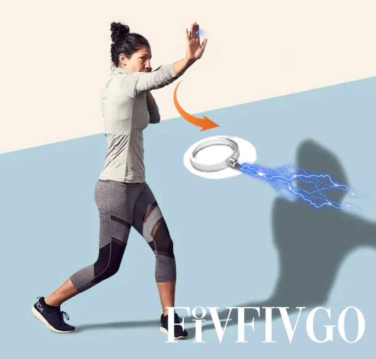Fivfivgo™ Anneau d'autodéfense avec pointes