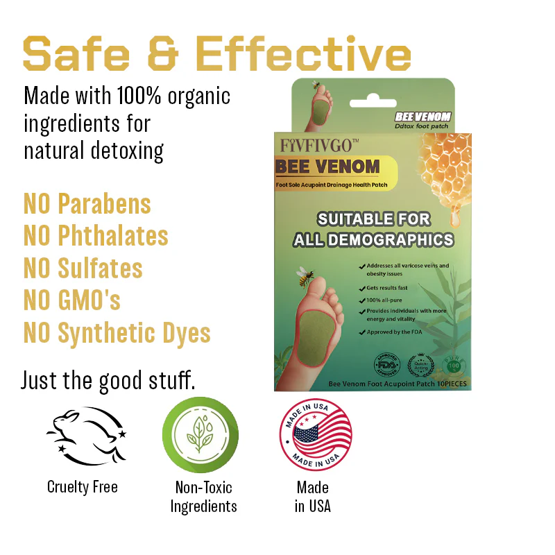 Fivfivgo™ LymphTox Bienengift-Fußpflaster