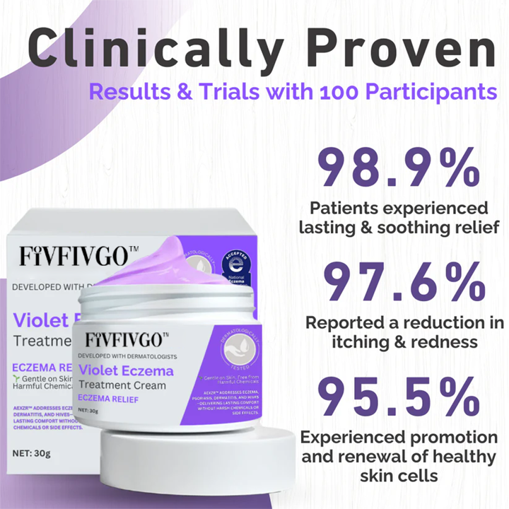 Fivfivgo™ Violette Ekzem-Behandlungscreme