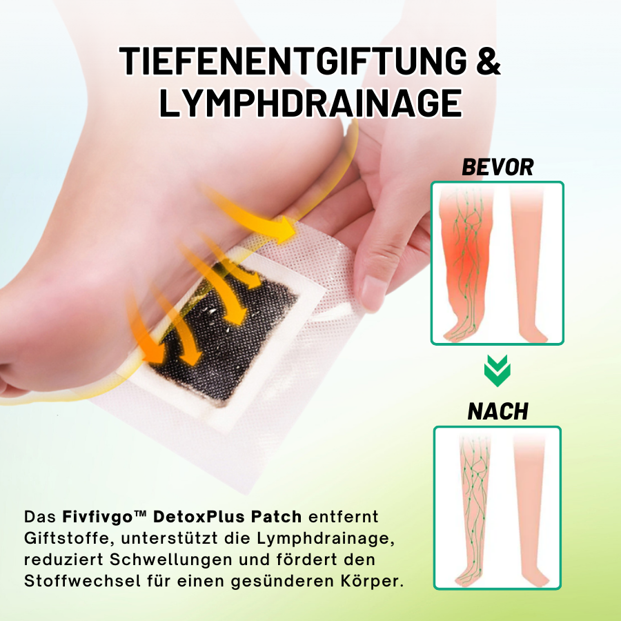 Fivfivgo™ DetoxPlus Lymphdrainage-Fußpflaster